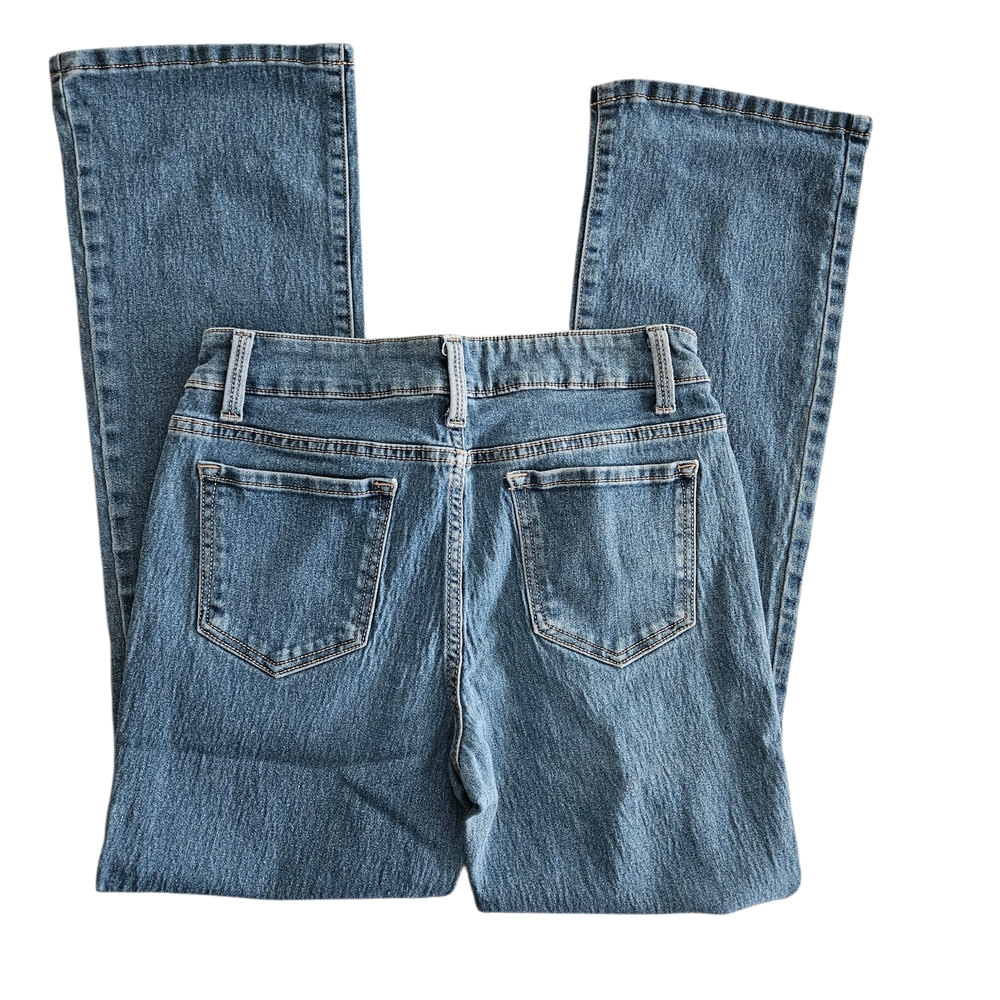 NOBO Blue Mid Rise Bootcut Jeans - Picture 4 of 5